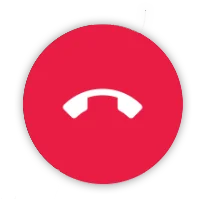 video Call End Icon